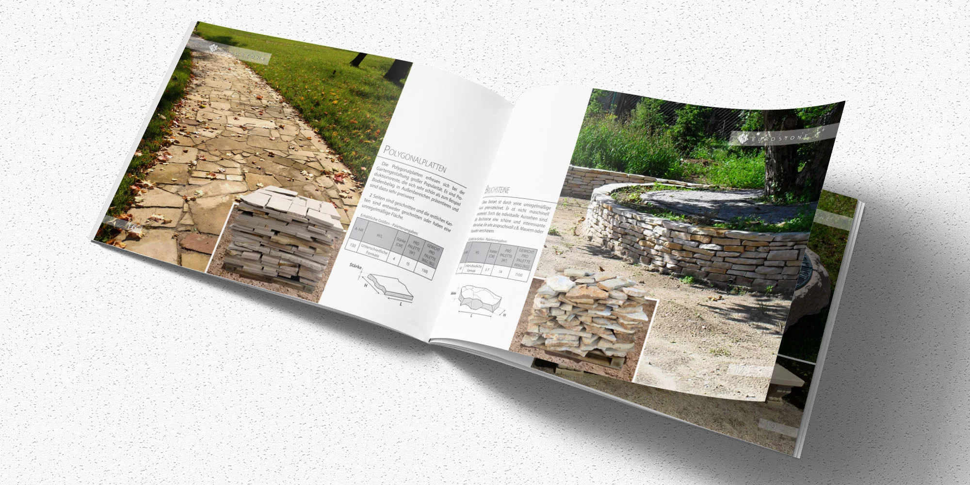 Katalog A5 Eurostone projekt okładki Sto15.pl Autor: Piotr Ratuski