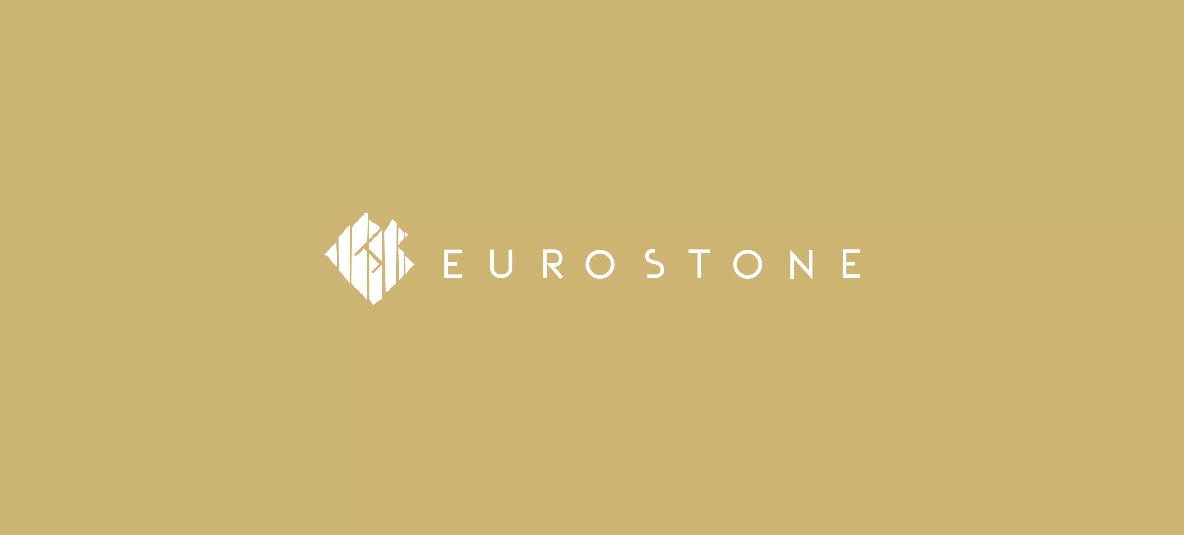 Logo Eurostone wersja pozioma Realizacja Sto15 Studio Projektant Piotr Ratuski