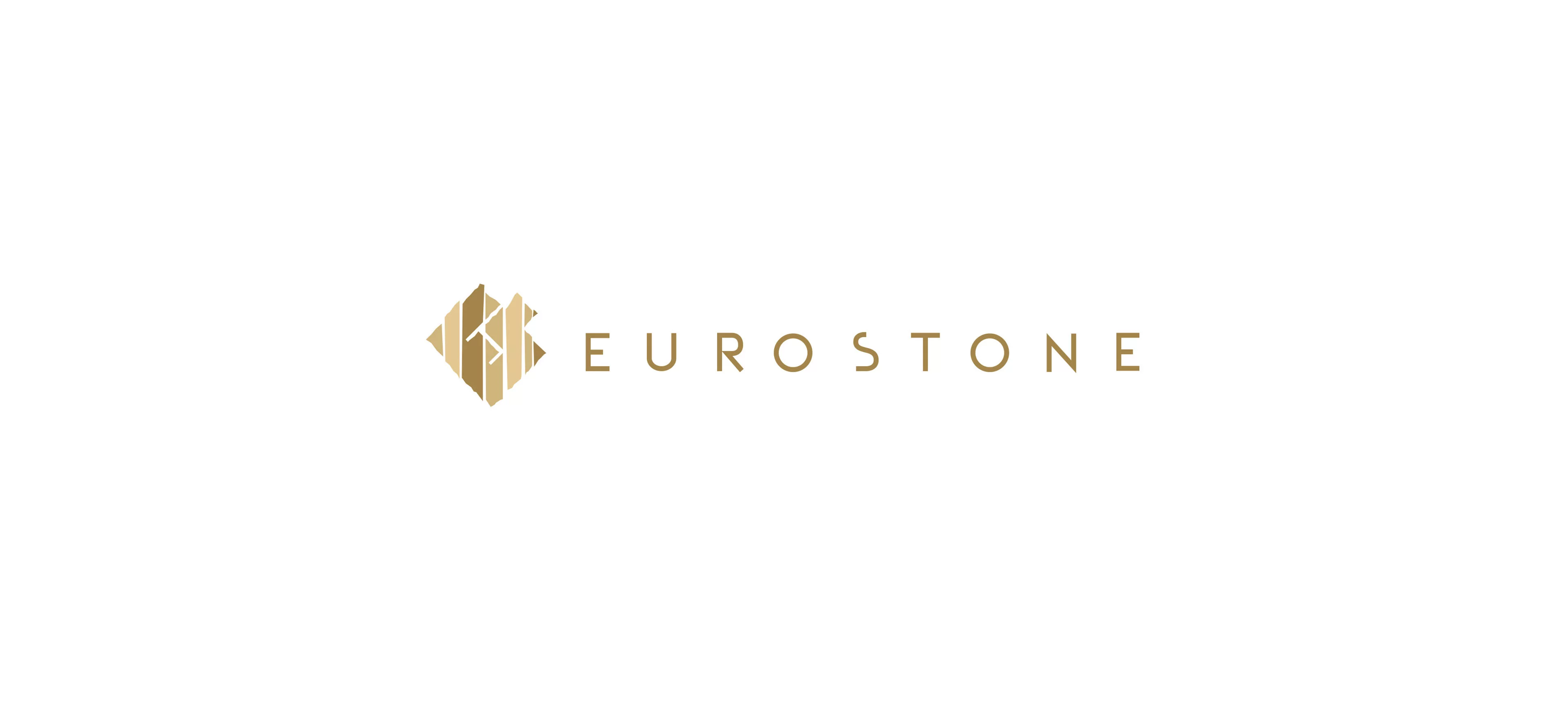 Logo Eurostone wersja pozioma Realizacja Sto15 Studio Projektant Piotr Ratuski